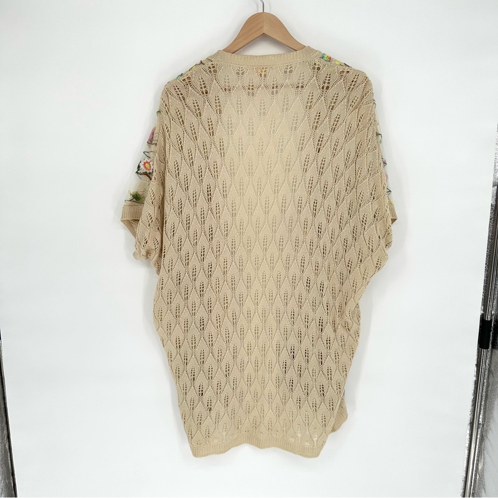 Mesh and Lace Floral Cardigan - Picture 6 of 8